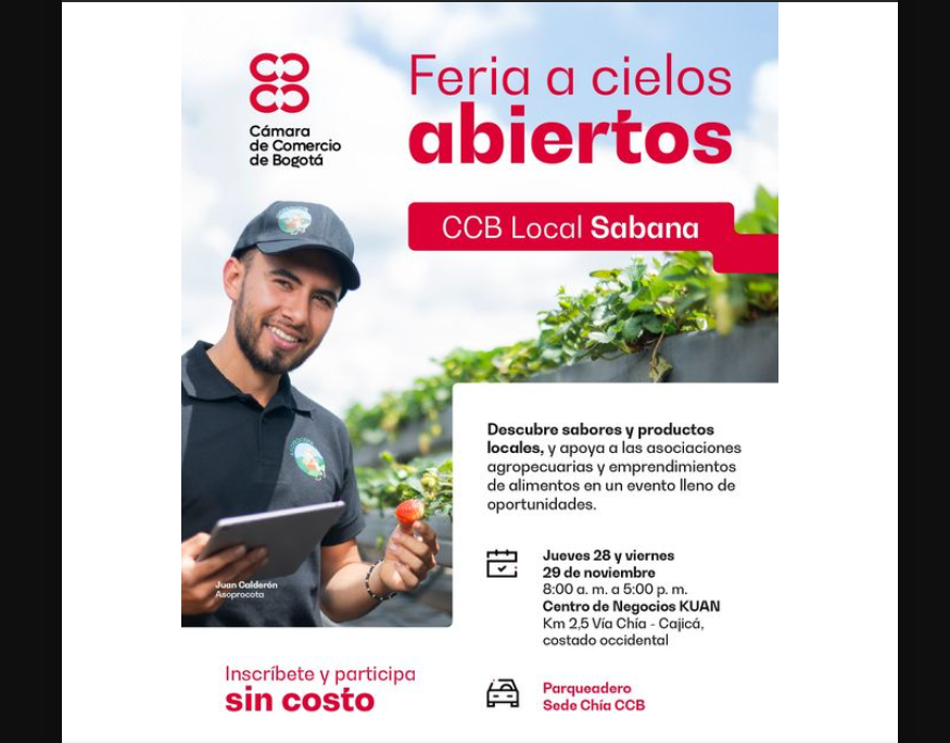 Cámaras de comercio promueven ferias para emprendedores locales 1 Feria “A Cielos Abiertos” promueve sabores locales y ...