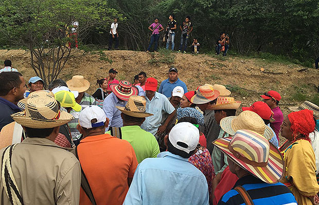Campesinos protestan por acceso a tierras cultivables 1 Los matices de la protesta campesina | VerdadAbierta.com