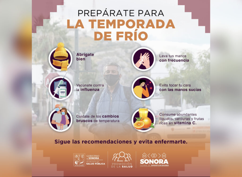 Se registra repunte en enfermedades respiratorias en temporada de frío 1 Llama Gobierno de Sonora a cuidarse de las enfermedades respiratorias
