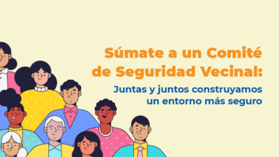 Súmate a un Comité de Seguridad Vecinal: Juntas y juntos ...